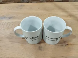 Tazas de desayuno con dibujo