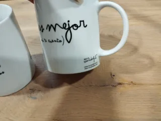 Tazas de desayuno con dibujo