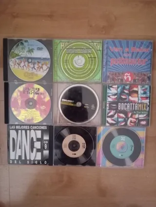 Lote 9 CDs Música Dance y Electrónica