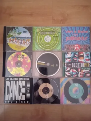 Lote 9 CDs Música Dance y Electrónica