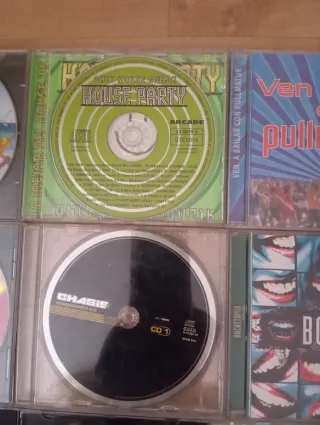 Lote 9 CDs Música Dance y Electrónica