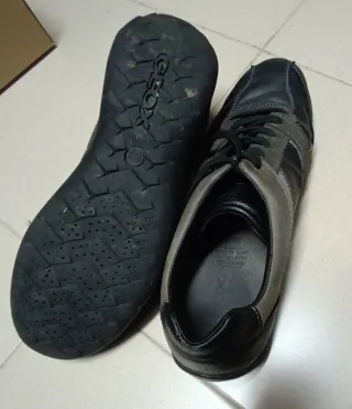 Zapatillas Geox Hombre Negro/Gris talla 42