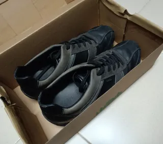 Zapatillas Geox Hombre Negro/Gris talla 42