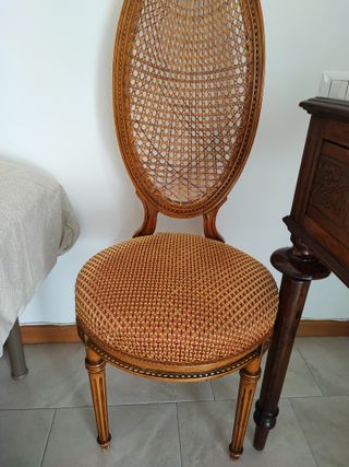 2 Sedie Antiche Legno Vero