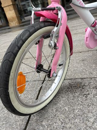Bicicleta infantil B'Twin 16 rosa