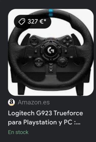 Volante Logitech G923 PC/PS5/PS4 + Palanca + Pedal
