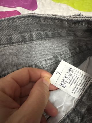 Tejanos grises mujer sin estrenar