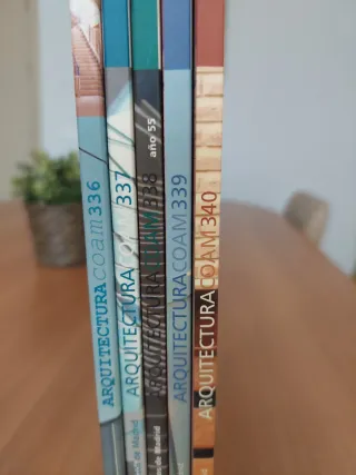 Lote Arquitectura COAM 336–340 (5 revistas)