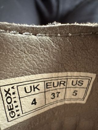 Zapatos Geox niño ante gris