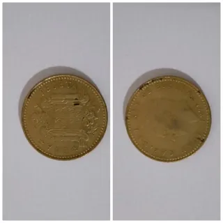 Moneda 1 Peseta España Juan Carlos I
