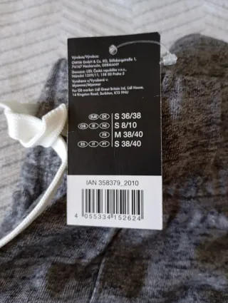 Pantalón Crivit jaspeado gris Talla S