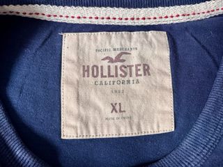 Camiseta Hollister Azul Surfboards Championship