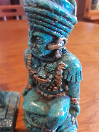 Figuras estilo Azteca (2 unidades) Verdes