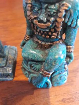 Figuras estilo Azteca (2 unidades) Verdes