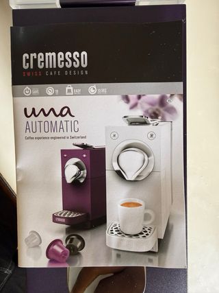 Cafetera Cremesso UNA Automática