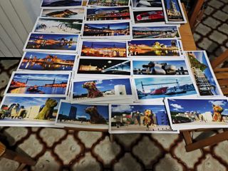 Postales alargadas Vizcaya y Bilbao