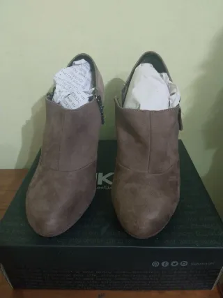 Botines CHIKA1 Marrones Tacón Mujer