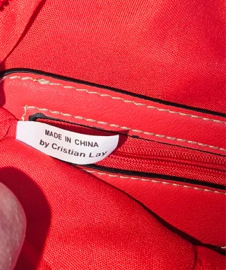 Bolso bandolera rojo