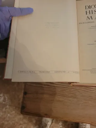 Diccionario Hispano Manual Antiguo