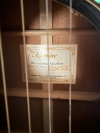 Guitarra Acústica Takamine Negra