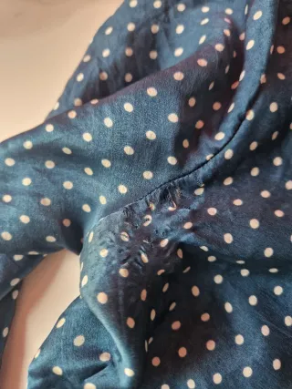 Camisa Massimo Dutti lunares azul