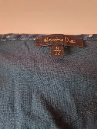 Camisa Massimo Dutti lunares azul
