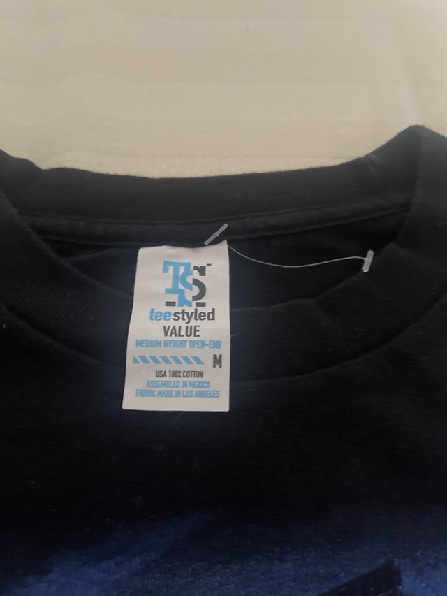 Camiseta Negra Calavera Los Angeles