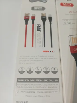 Cable Carga Rápida XO NB118 Micro USB