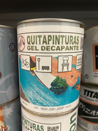 Quitapinturas gel decapante 750 ml