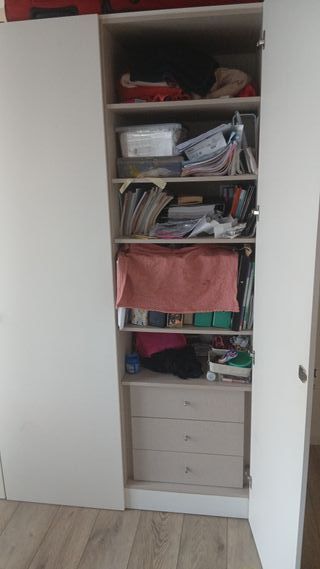 Armario en ruedas con separador 220x190x67