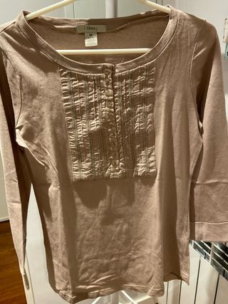 Camiseta Sfera manga larga beige Talla M