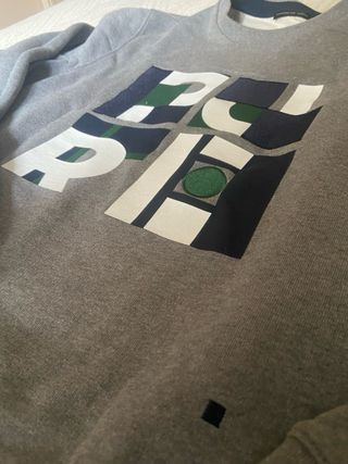 Sudadera Gris Purificación Garcia Logo