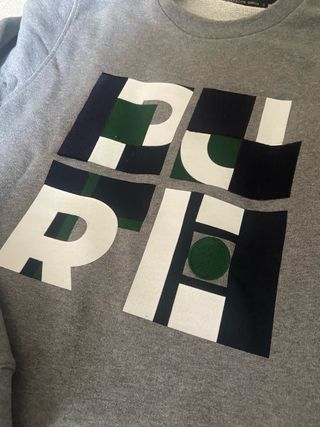 Sudadera Gris Purificación Garcia Logo