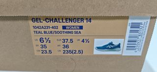 ASICS GEL CHALLENGER 14 Azul n 37 y 37.5 Nuevas