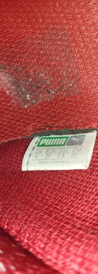 Zapatillas Puma Rojo Talla 39