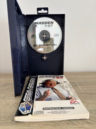 Madden 97 Sega Saturn Completo