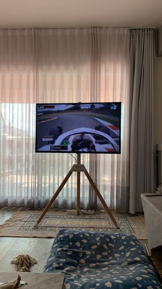 Soporte TV Trípode Madera