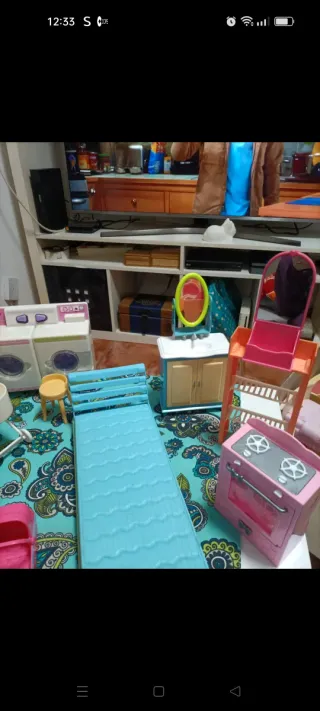 Lote Muebles Barbie y otras marcas