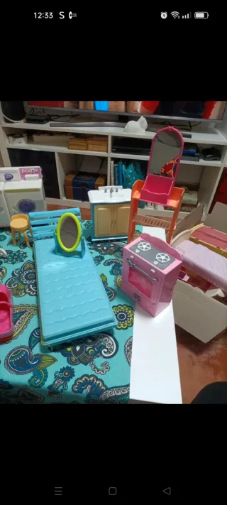Lote Muebles Barbie y otras marcas