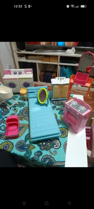 Lote Muebles Barbie y otras marcas