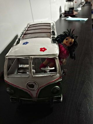 Furgoneta retro Hippie hecha a mano vintage