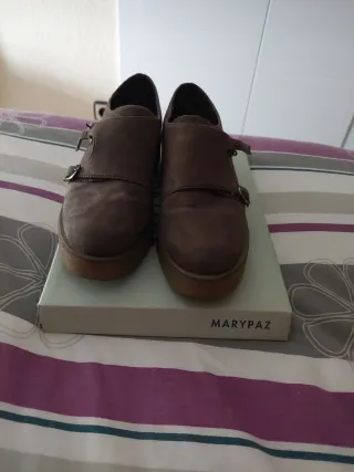 Mocasines Marypaz Marrones Talla 37