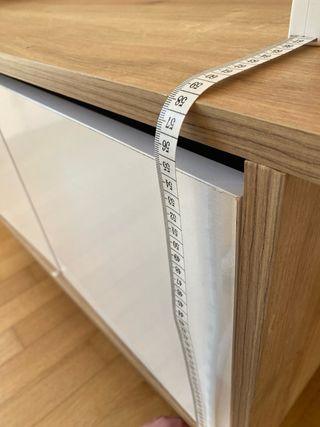 Mobile ingresso / scarpiera legno e bianco