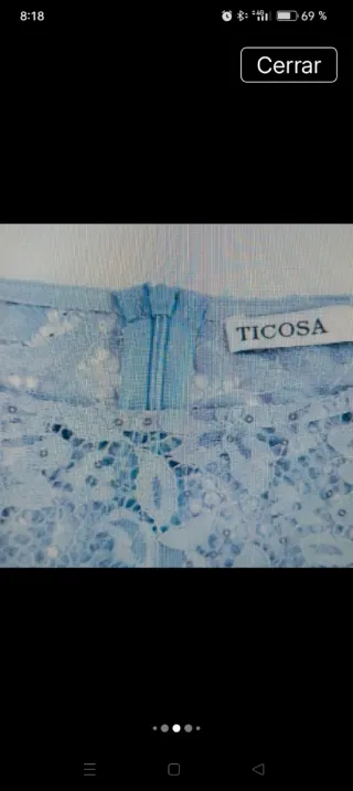 Vestido azul sin estrenar