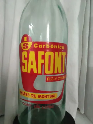 Botella gaseosa Safont Carbonica