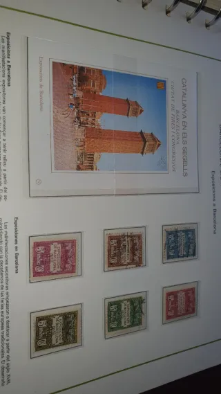 Álbumes Sellos y cartas Cataluña