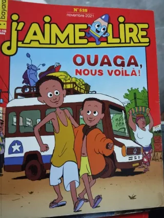 Lote de 5 revistas “J’aime Lire”