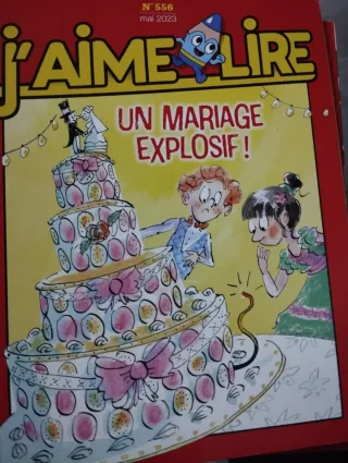 Lote de 5 revistas “J’aime Lire”