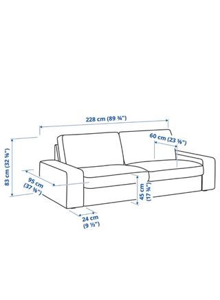 Divano KIVIK IKEA Grigio con cuscini