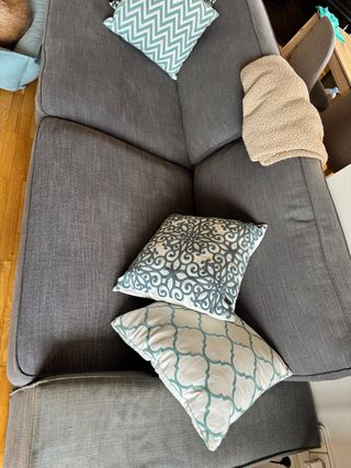 Divano KIVIK IKEA Grigio con cuscini